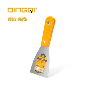 Высококачественный многофункциональный лезвие из нержавеющей стали DingQi, нож для зачистки шпатлевки с ручкой из ПВХ