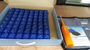 เบาะรถเข็นคนพิการยางธรรมชาติ,สลับ Roho ป้องกันอาการเจ็บสำหรับเก้าอี้คนพิการ - Product Image 3