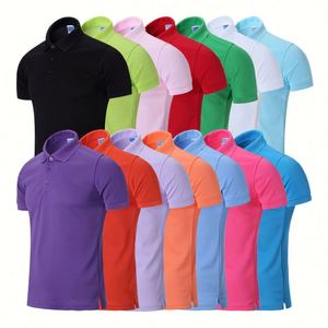 Polo-shirts promotionnels personnalisés pour uniformes de travail – Logo brodé sur mesure – Coton et polyester – Pour employés d'entreprise – Plusieurs couleurs - Product Image 3