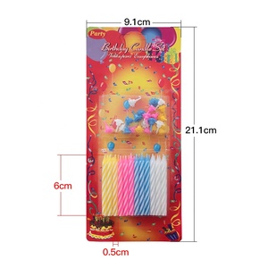 Vente en gros, ensemble de bougies d'<span class=keywords><strong>anniversaire</strong></span> en spirale colorée pour fête d'<span class=keywords><strong>anniversaire</strong></span> - Product Image 2