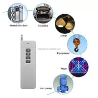 Commutateur de télécommande sans fil universel 433 MHz, module récepteur relais 4 canaux DC6-30V, émetteur RF, lumière LED
