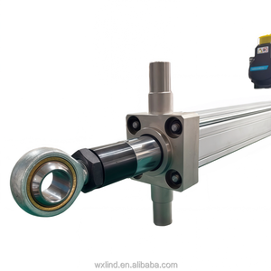 Bibo LIND LDE80 Cylindre servo à piston à palier lisse sphérique à course longue de 600 mm pour installation de transition, corps en aluminium LI - Product Image 4