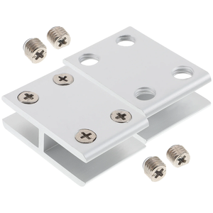 Pince à verre 180 degrés en alliage d'aluminium de qualité supérieure pour clôtures sans cadre, garde-corps, balustrades, support de fixation à vis pour portes de 8 à 10 mm d'épaisseur - Product Image 4