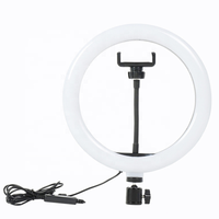 Travor-anneau lumineux de 10 "/26CM, LED, avec USB, lampe, éclairage annulaire pour Studio de photographie, vidéo en direct, Tik Tok