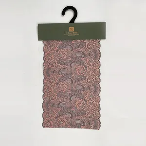 Tissu en dentelle à maille pour soutien-gorge ou sous-vêtements, 5 tailles différentes, tricoté ou tissé