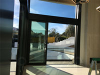 Ventana Abatible de Aluminio con Rotura de Puente Térmico de Alta Calidad, Ventanas de Aluminio con Doble Acristalamiento Insonorizadas para Residencias