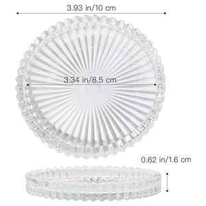 Цветной стеклянный подсвечник для столбовых свечей, подставка для свечей, рождественские украшения для обеденного стола - Product Image 3