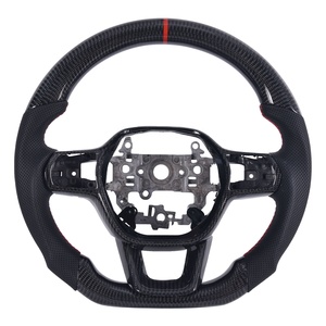 Volante Deportivo de Fibra de Carbono con Pantalla LED Calefactable y Cuero Personalizado para <span class=keywords><strong>Honda</strong></span> Accord 11ª Gen <span class=keywords><strong>2023</strong></span> 2024 2025 2026 - Product Image 4