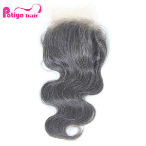 Nuovi prodotti per capelli 2023 sale <span class=keywords><strong>e</strong></span> pepe tessuto per capelli Mix di tessuto grigio <span class=keywords><strong>e</strong></span> nero corpo indiano ondulato capelli umani <span class=keywords><strong>extension</strong></span> - Product Image 4