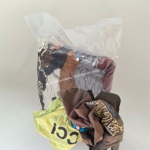 Chiffons industriels recyclés pour usage industriel, chiffons absorbants, chiffons en coton 100% (chiffons de t-shirts), chiffons multicolores pour le nettoyage - Product Image 1