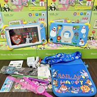 El más nuevo Sail Air S42 Kids Wifi AI Tablet PC Sim 8 + 256GB Android 15 Educación y aprendizaje para niños Tablet con funda protectora