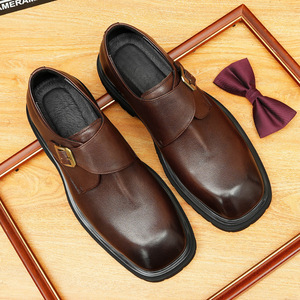 Zapatos de cuero de alta gama para hombre, formales, casuales y a la moda. - Product Image 4