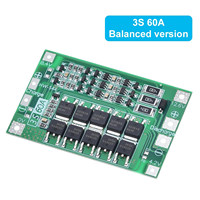 Carte de protection de chargeur de batterie lithium-ion 3S/4S 40A 60A 18650 BMS HW 293 pour la construction