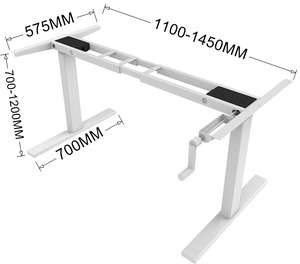 <span class=keywords><strong>Bureau</strong></span> <span class=keywords><strong>debout</strong></span> ergonomique <span class=keywords><strong>à</strong></span> <span class=keywords><strong>manivelle</strong></span> réglable en hauteur pour la maison et le <span class=keywords><strong>bureau</strong></span> - Product Image 5