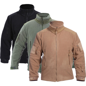 Custom Men Camouflage Eco-Friendly Thick Fleece Winter Warm Windbreaker Hiking <strong>Tactical</strong> <strong>Jacket</strong> - Product Image 3