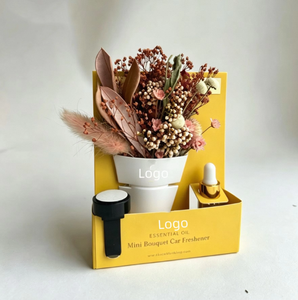 Difusor de Fragancia para Auto Ecológico con Flores Naturales Preservadas, Ambientador de Flores Secas, Mini Ramo de Aceites Esenciales, Día de la Madre - Product Image 5