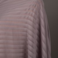 Tissu en satin de polyester à rayures écossaises 5506, respirant et à mémoire de forme, idéal pour la confection sur mesure de kaftans Shayla et de saris