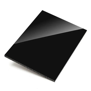 Plaque acrylique PMMA noire brillante sur mesure de 3 mm, panneau plastique acrylique extérieur, découpe <span class=keywords><strong>laser</strong></span>, emballé en 6 mm, 1 mm, 5 mm, 50 mm - Product Image 2