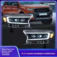 Phares LED VLAND certifiés E-Mark DOT pour Ford Ranger 2015-2024, projecteur matriciel avec clignotant dynamique