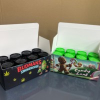 Stoples Plastik Mini 100ml Bersertifikasi FDA untuk Pengemasan Ulang Bubuk Protein Olahraga dan Bubuk Energi