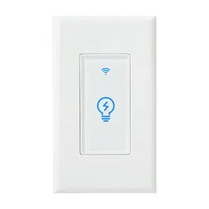 CE ETL certification American 1 2 3 Gang Smart Wifi Touch Switch Tuya Remote Control Light Switch