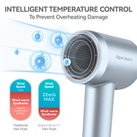 Nouveau Sèche-cheveux à moteur sans balais sans pales 110000 tr/min, séchage rapide en une minute, avec ions négatifs et technologie Reverse-air Revair