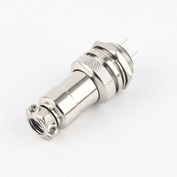 Connecteur d'aviation étanche IP68 Newstep GX12 2-15 broches, fiches mâle/femelle, contacts en cuivre plaqué or, boîtier TPU, AC/DC