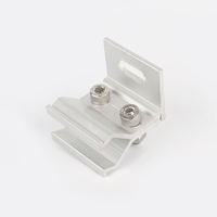 Abrazadera para Techo de Paneles Solares con Costura en Relieve, Galvanizada en Caliente con Zn-Al-Mg, Directo de Fábrica