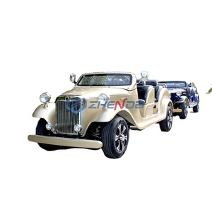 Voiture électrique rétro vintage de style classique Zhenda Luxury 6 places / Voiturette de golf électrique, couleur personnalisée, garantie 1 an, pour mariage - Product Image 1