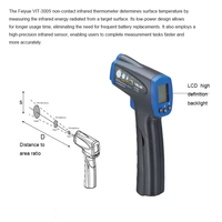 Thermomètre infrarouge Value VIT-300S / Thermomètre pour climatiseur / Thermomètre infrarouge / Thermomètre sans contact
