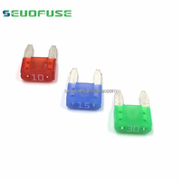 LittelFuse 0297 Fusible de hoja de coche para aplicaciones automotrices, Mini fusible 2A 3A 4A 5A 7.5A 10A 15A 20A 25A 30A Fusible automático
