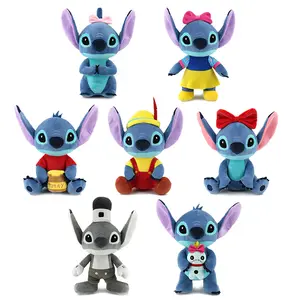 Lilo & Stitch Plush Toys Kawaii Soft Stuffed Toys Cartoon Action Figures Cute Doll Toys Animal Puppet Gifts For Kids