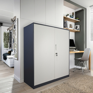 Knock-Down Morden Design Metal <b>Lockable</b> Adjustable File <b>Cabinet</b> Modern Office <b>Storage</b> Commercial Furniture for Home Office - Product Image 3