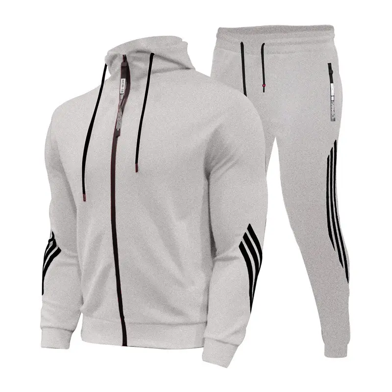 Bán Buôn OEM Tùy Chỉnh Người Đàn Ông Áo Khoác Top Quần Ngoài Trời Hai Piece Set Miễn Phí Logo In Tracksuit