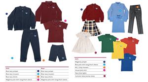 Oemカスタム学生トラックスーツ男の子女の子子供初等中等大学私立トラックスーツセット子供就学前学校制服 - Product Image 3