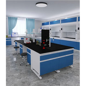 Băng ghế dự bị đồ nội thất phòng thí nghiệm với tủ treo hóa chất gỗ phòng thí nghiệm đảo băng ghế dự bị sinh học phân tử đồ nội thất phòng thí nghiệm - Product Image 1