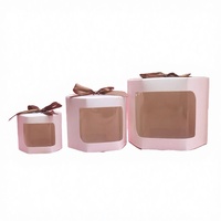 Caja de Regalo Plegable de Papel Kraft con Ventana, Cierre Magnético con Lámina Dorada, Materiales Reciclados, Recuerdos para Bodas y Cumpleaños, Dulces
