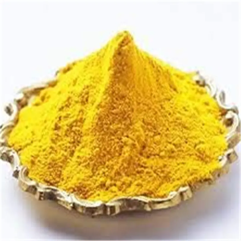 Buen color Sombra Óxido de hierro amarillo/Amarillo limón pigmento para granulación de fertilizante compuesto Cerámica