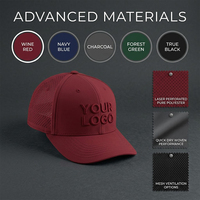 Gorra de Béisbol de Rendimiento Personalizada de Secado Rápido con Perforaciones Láser y Logotipo Bordado en 3D para Clubes Deportivos Universitarios y Atletismo al Aire Libre