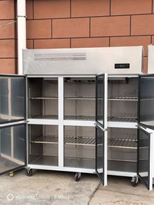 Réfrigérateur-congélateur commercial double température en acier inoxydable pour restaurant et équipement de présentation en restauration - Product Image 5
