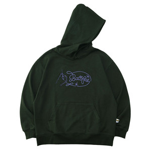 High Quality Custom Chain Stitch Logo Printing Logo Cotton Hoodie Designer Casual Sports Hoodie <b>Men</b> - Product Image 2