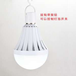 LED Intelligent Bulb 9W E27 Base Solar Powered Emergency <b>Light</b> For Indoor Outdoor Use - Product Image 3