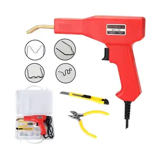 50W Plastic Welding Kit Hot Stapler Car Cracked Bumper Repair Kit for Plastic Repair with Carry Case