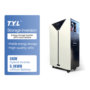 T.Y.L mesin 3KW 5,1 kwh, baterai terintegrasi dan Inverter baterai au lithium ESS untuk sistem tenaga surya perumahan - Product Image 1