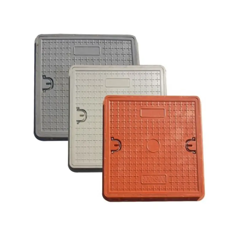 Other Roadway Products Composite Fiberglass Reinforced Square Safety Manhole Cover