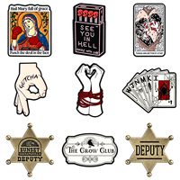 Pins en émail promotionnels sur le thème de l'anime, badges en métal en alliage de zinc personnalisés avec motifs de dessins animés, fournisseur en gros de pins de revers en émail souple et dur, cadeaux