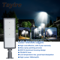 Lampadaire LED étanche IP66 haute luminosité SMD3030 aluminium moulé sous pression 50W 100W 150W 200W éclairage routier extérieur lampe LED
