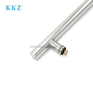 مقابض سحب للمدخل الزجاجي الرئيسي من الفولاذ المقاوم للصدأ القابل للتخصيص KKZ مقاس 300 مم 450 مم 600 مم 800 مم 1000 مم للاستخدام التجاري والمكتبي - Product Image 2