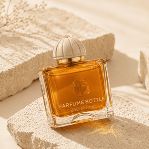 Premium Retro <b>Empty</b> Fragrance Glass Bottle Pump Sprayer Gold Stamped Pumpkin Dome Custom Color Thick Base Vessel Luxury <b>Gift</b> <b>Box</b> - Product Image 2