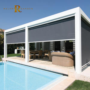 ظلال بكرة العريشة للوقاية من البعوض مقاومة للرياح يدوية كهربائية مقاومة للماء بمحركات خارجية - Product Image 2